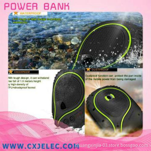 Waterproof&Dustproof&Shockproof 10000mah High Capacity power Bank